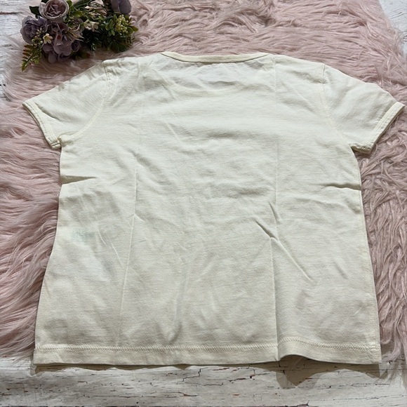 NWT J. CREW Broken In Jersey West Side Tennis League Cropped Tee sz XXS - Picture 9 of 9